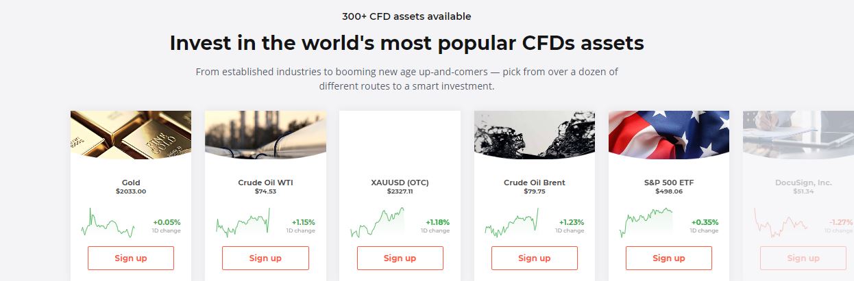 IQ Option financial instruments available