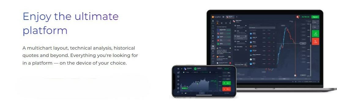 IQ Option Web and Desktop Platform